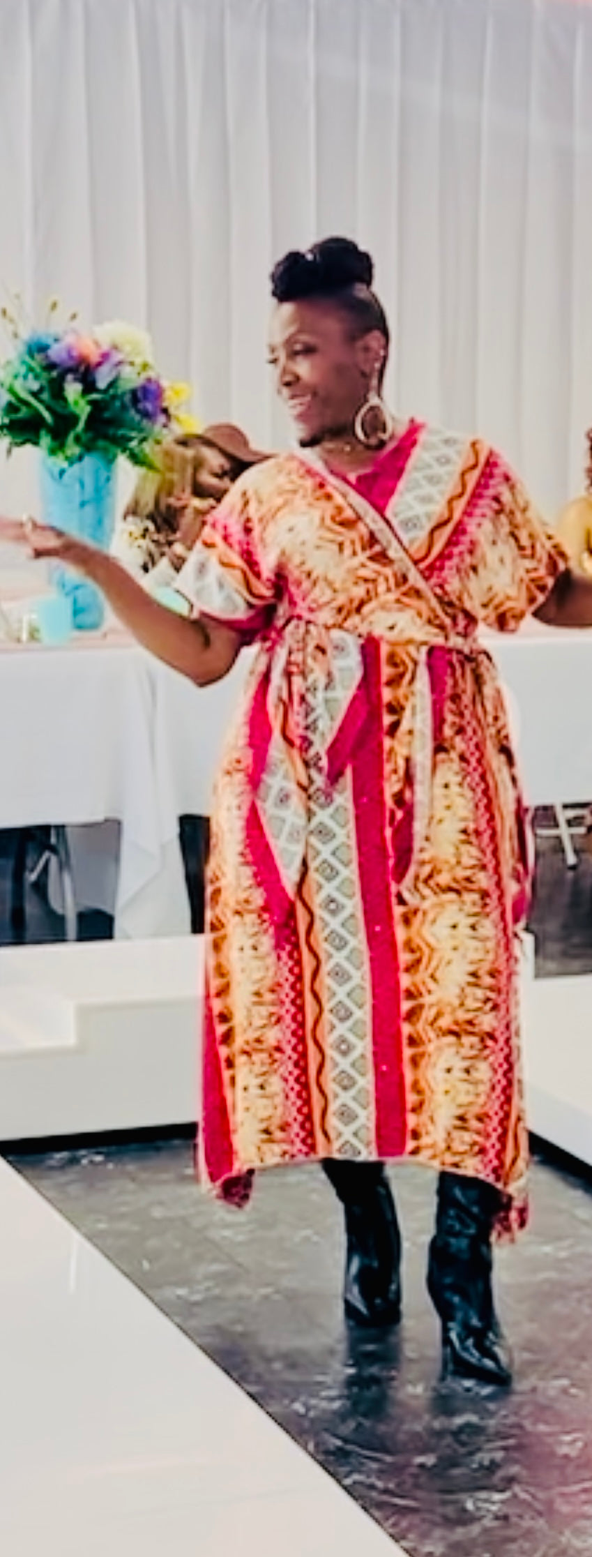 Afghan Orange Camor’ -Multi-Purpose design - 6 Ways to wear